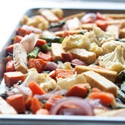 Roasted Tofu and Veggies