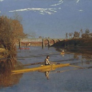 Thomas Eakins: Max Schmitt in a Single Scull (1871) Metropolitan Museum of Art, New York