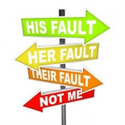 Never Admitting Fault