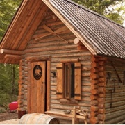 Sleep in a Log Cabin