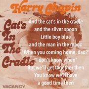 Cat's in the Cradle, Harry Chapin