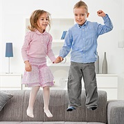 Jumping From Sofa to Sofa Thinking the Floor Is on Fire