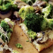 Broccoli Mushroom Pizza