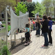 Musical Fence in Pierce's Park - Baltimore Inner Harbor, MD