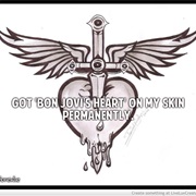 Get Bon Jovi&#39;s Heart on My Skin Permanently