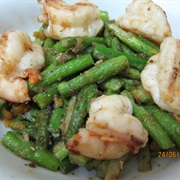 Prawns and Asparagus