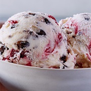 White Chocolate Raspberry Truffle Ice Cream
