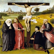Crucifixion With a Donor (By Bosch)