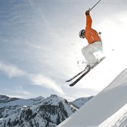 Skiing in the Canadian Rockies