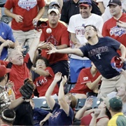 Catch a Baseball at a MLB Game