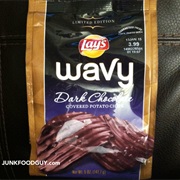 Lays Wavy Dark Chocolate Covered