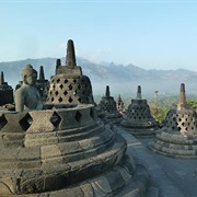 Visiting Borobudur and Prambanan Temples, Java, Indonesia