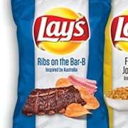 Lays Ribs on the Bar-B