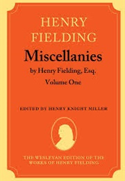 Oxford Miscellanies Vol II (Henry Fielding)