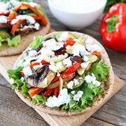 Mediterranean Veg Feta Pitta