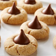 Peanut Butter Blossom Kisses