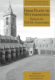 From Plato to Wittgenstein: Essays