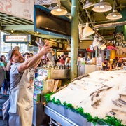 Watch the Fish Fly at Pike Place Market