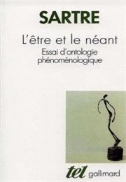 L&#39;être Et Le Néant De Jean-Paul Sartre
