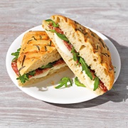 Salami and Mozzarella Panini