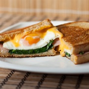 Spinach Egg Sandwich