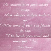 "A Valediction Forbidding Mourning" by John Donne