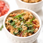 Tomato Basil Quinoa and Rice