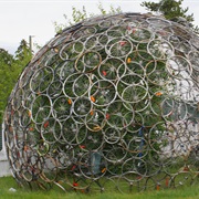 Bicycle Rim Dome, Whitehorse, Yukon, Canada