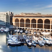 Take a Stroll Along St. Katherine's Dock on a Sunny Day.