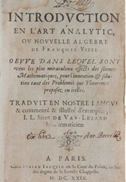 Introduction to Analytical Art (Fraçois Viète)