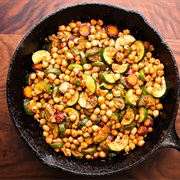 Courgette and Chickpea Tagine