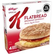 Special K Bacon, Egg, and Cheese Flatbread Breakfast Sandwich