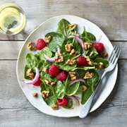 #1 Butterhead Lettuce and Walnut Salad With Raspberry-Walnut Vinaigrette