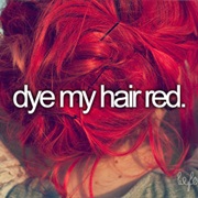 Dye My Hair Red