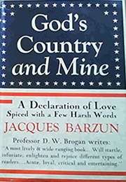 God's Country and Mine (Jacques Barzun)