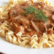 Mushroom Pasta (Hungary)
