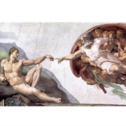 The Creation of Adam - Michelangelo Di Lodovico Buonarroti Simoni