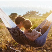 Cuddling on a Hammock