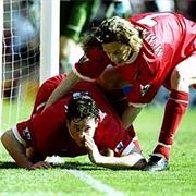 Robbie Fowler,Sniffing a Line