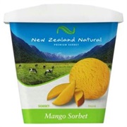 Nz Natural Sorbet Mango