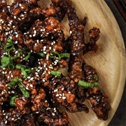 Sweet and Sticky Crispy Beef