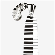Piano Key Necktie