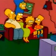 Maggie in Marge's Hair