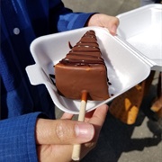 Chocolate Dipped Cheesecake