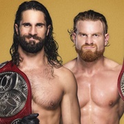 Seth Rollins&Murphy WWE Raw Tag Team Champions
