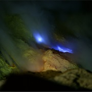 Blue Fire at Ijen