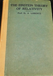 The Einstein Theory of Relativity (Hendrik Lorentz)