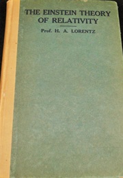 The Einstein Theory of Relativity (Hendrik Lorentz)