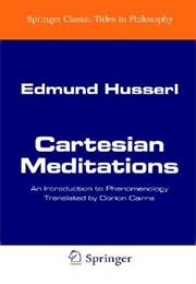 Cartesian Meditations