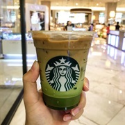 Iced Matcha & Espresso Fusion (Hong Kong)